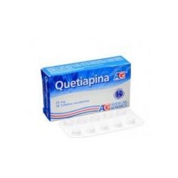 Quetiapina 25 mg (ENVIOS REGIONALES Y NACIONAL) Caja*30 Tabletas Recubiertas - American Generics S.A.