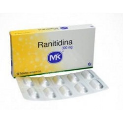 Ranitidina 300 mg (ENVIOS REGIONALES Y NACIONAL) Caja*10 Tabletas Recubiertas - Tecnoquímicas S.A