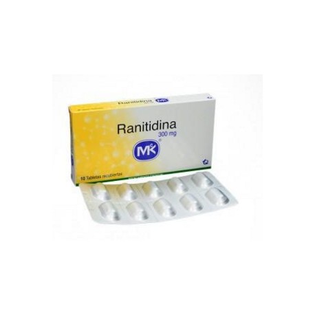 Ranitidina 300 mg (ENVIOS REGIONALES Y NACIONAL) Caja*10 Tabletas Recubiertas - Tecnoquímicas S.A