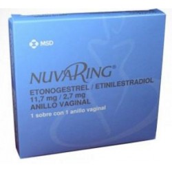 Nuvaring (ENVIOS REGIONALES Y NACIONAL) 1 Sobre Con 1 Anillo Vaginal - MSD