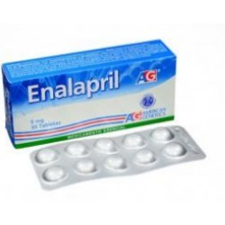 Enalaprin 5 mg (ENVIOS REGIONALES Y NACIONAL) Caja*30 Tabletas – American Generics