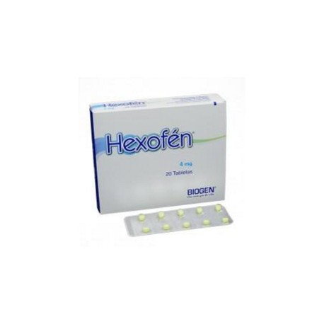 Hexofén 4 mg (ENVIOS REGIONALES Y NACIONAL) Caja* 20 Tabletas – Biogen