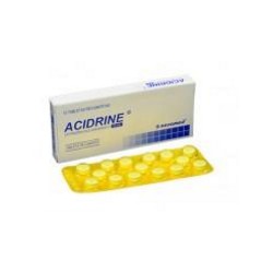 Acidrine 10 mg (ENVIOS REGIONALES Y NACIONAL) Caja*15 Tabletas Recubiertas - Novamed