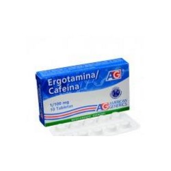 Ergotamina / Cafeína 1 / 100 mg (ENVIOS REGIONALES Y NACIONAL) caja*10 Tabletas – American Generics