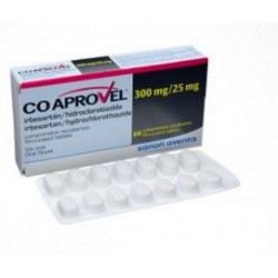 Coaprovel 300 mg / 25 mg (ENVIOS REGIONALES Y NACIONAL) Caja*28 Comprimidos Recubiertos – Sanofi Aventis