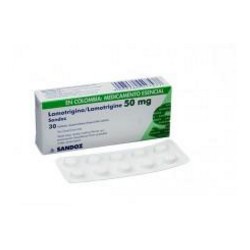 Lamotrigina 50 mg (ENVIOS REGIONALES Y NACVIONAL) Caja*30 Tabletas - Sandoz