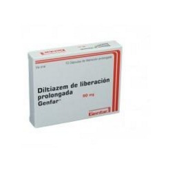 Diltiazem 90 mg ()ENVIOS REGIONALES Y NACIONAL) Caja*10 Cápsulas De Liberación