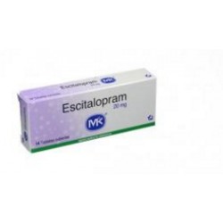 Escitalopram 20 mg (ENVIOS REGIONALES Y NACIONAL) Caja*14 Tabletas Cubiertas - Tecnoquímicas