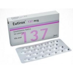 Eutirox 137 mcg Tabletas Merck (ENVIOS REGIONAL Y NACIONAL) caja*50 tabletas