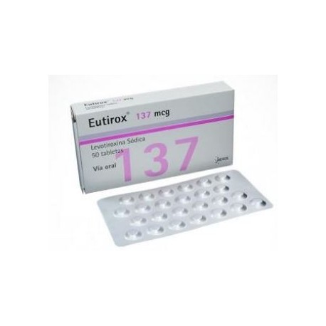 Eutirox 137 mcg Tabletas Merck (ENVIOS REGIONAL Y NACIONAL) caja*50 tabletas