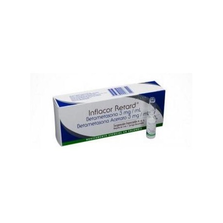 Inflacor Retard Ampolla De 1 mL – Laboratorios Chalver (ENVIOS REGIONAL Y NACIONAL) cantidad*1 unidad