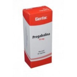 Pregabalina 75 mg (ENVIOS REGIONALES Y NACIONAL) Caja*30 Cápsulas - Sanofi Aventis