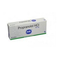 Propranolol HCI 80 mg (ENVIOS REGIONALES Y NACIONAL) Caja*20 Tabletas - Tecnoquímicas