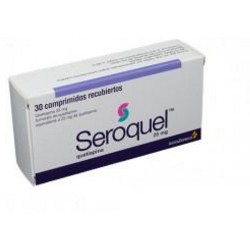 Seroquel 25 mg (ENVIOS REGIONALES Y NACIONAL) Caja*30 Comprimidos Recubiertos - AstraZeneca