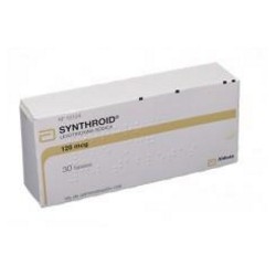 Synthroid 125 mcg(ENVIOS REGIONALES Y NACIONAL) Caja*30 Tabletas - Abbott