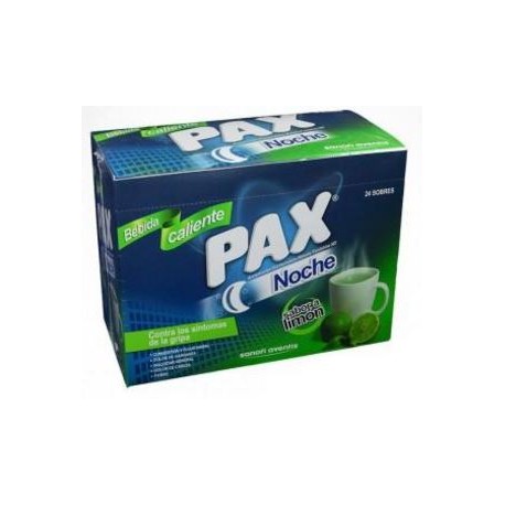 Pax Noche Sabor A Limón Síntomas De Gripa (FARMACUNDINAMARCA) caja*24 sobres