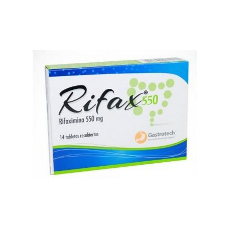 Rifax 550 mg Tabletas Recubiertas LaFrancol (Envíos Regionales y Nacionales) caja*14 tabletas