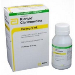 Klaricid 250 mg / 5 mL Abbott (Envíos Regionales y Nacionales) fco*50ml