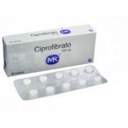 Ciprofibrato 100 mg (ENVIOS REGIONALES Y NACIONAL) Caja*10 Tabletas - Tecnoquímicas