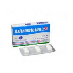 Azitromicina 500 mg(ENVIOS REGIONALES Y NACIONAL) Caja*3 Tabletas Recubiertas – American Generics