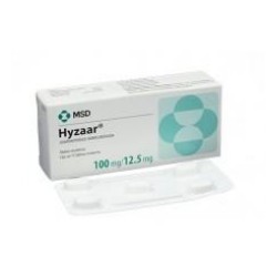 Hyzaar 100 mg / 12.5 mg Tabletas Recubiertas MSD (Envíos Regionales y Nacionales) caja*15 unidades