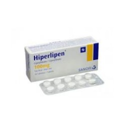 Hiperlipen 100 mg Tabletas Sanofi Aventis (Envíos Regionales y Nacionales) caja*10 unidades