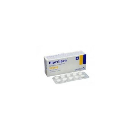 Hiperlipen 100 mg Tabletas Sanofi Aventis (Envíos Regionales y Nacionales) caja*10 unidades