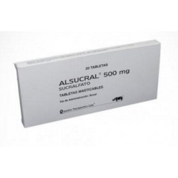 Alsucral 500 mg (ENVÍOS REGIONALES Y NACIONALES ) Caja*20 Tabletas masticables