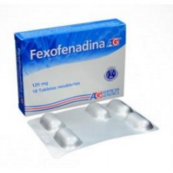 Fexofenadina 120 mg Caja*10 Tabletas Recubiertas – American Generics