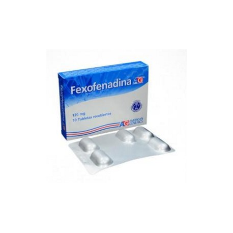 Fexofenadina 120 mg Caja*10 Tabletas Recubiertas – American Generics