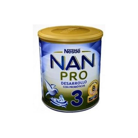 Nan Pro 3 (FARMACUNDINAMARCA) Lata * 800 g - Fórmula Infaltil