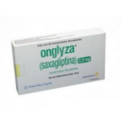 Onglyza 2.5 mg ( ENVÍOS REGIONALES Y NACIONAL) Caja*28 Comprimidos Recubiertos - AstraZeneca