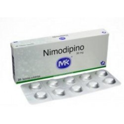 Nimodipino 30 mg Tabletas Cubiertas Tecnoquímicas (Envíos Regionales y Nacionales) caja*20 unidades