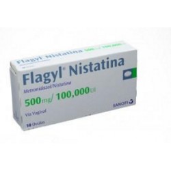 Flagyl Nistatina (ENVÍOS REGIONALES Y NACIONAL) Caja*10 Óvulos- Sanofi Aventis