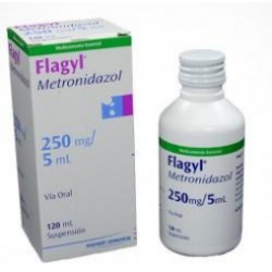 Flagyl 250 mg (ENVÍOS REGIONALES Y NACIONAL) Frasco*120 mL - Sanofi Aventis