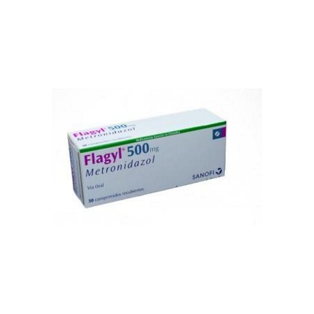 Flagyl 500 mg (ENVÍOS REGIONALES Y NACIONAL) Caja*30 Comprimidos Recubiertos - Sanofi Aventis