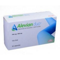 Alevian Duo 100 mg / 300 mg (FARMACUNDINAMARCA) Caja*32 Cápsulas Takeda