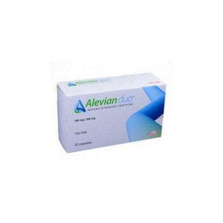 Alevian Duo 100 mg / 300 mg (FARMACUNDINAMARCA) Caja*32 Cápsulas Takeda