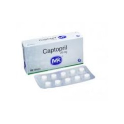 Captopril 25 mg (ENVIOS REGIONALES Y NACIONAL) Caja*30 Tabletas - Tecnoquímicas