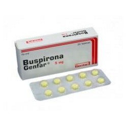 Buspirona 5 mg (ENVÍOS REGIONALES Y NACIONAL) Caja*30 Tabletas - Genfar