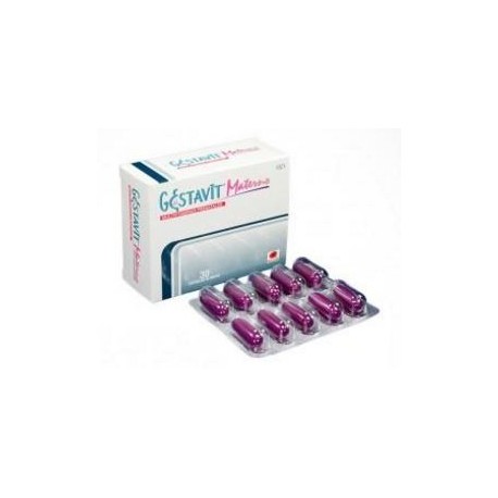 Gestavit Materno (FARMACUNDINAMARCA) Caja * 30 Cápsulas Blandas – Multivitaminas Prenatales