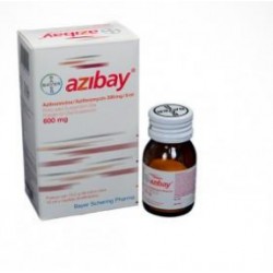 Azibay (ENVÍOS REGIONALES Y NACIONAL) Frasco*600 mg Polvo Para Suspensión Oral - Bayer