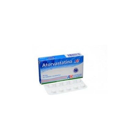 Atorvastatina 10 mg (ENVÍOS REGIONALES Y NACIONAL) Caja*10 Tabletas Recubiertas - American Generics