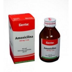 Amoxicilina (ENVIOS REGIONALES Y NACIONAL) Frasco*100 mL Polvo Para Suspensión - Genfar