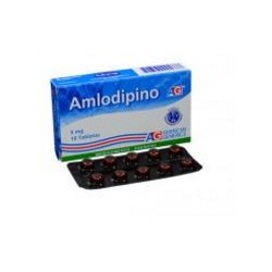 Amlodipino 5 mg (ENVÍOS REGIONALES Y NACIONAL) Caja*10 Tabletas - American Generics