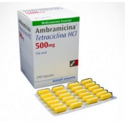 Ambramicina 500 mg(ENVÍOS REGIONALES Y NACIONAL) Caja*240 Cápsulas - Sanofi Aventis