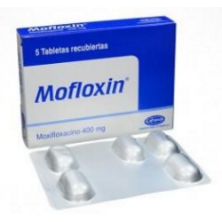 Mofloxin 400 mg Tabletas Recubiertas LaFrancol (Envíos Regionales y Nacionales) caja*5 unidades