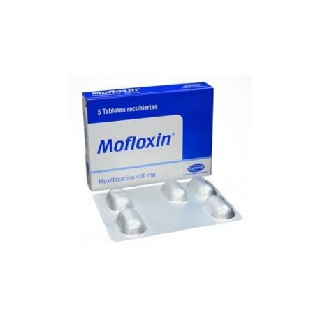 Mofloxin 400 mg Tabletas Recubiertas LaFrancol (Envíos Regionales y Nacionales) caja*5 unidades