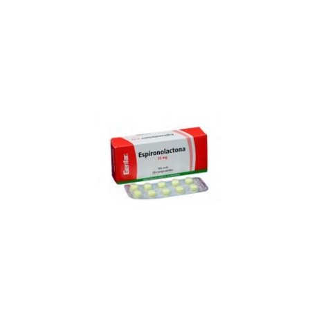 Espironolactona 25 mg Comprimidos Genfar (Envíos Regionales y Nacionales) caja*20 unidades