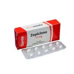 Zopiclona 7.5 mg Tabletas Recubiertas Genfar (Envíos Regionales y Nacionales) caja*10 unidades